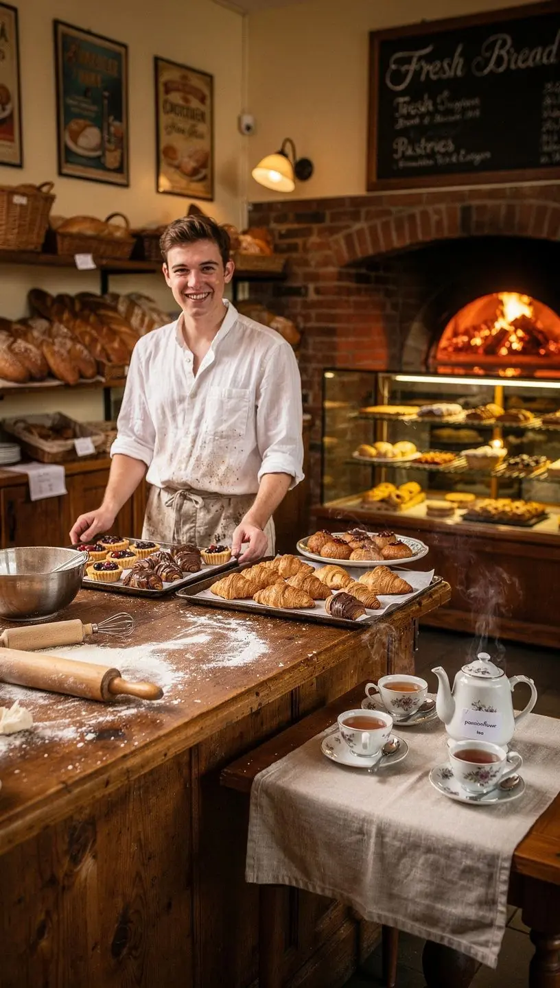 MГ©lange de thГ© de passiflore avec des fleurs dГ©licates et apaisantes.